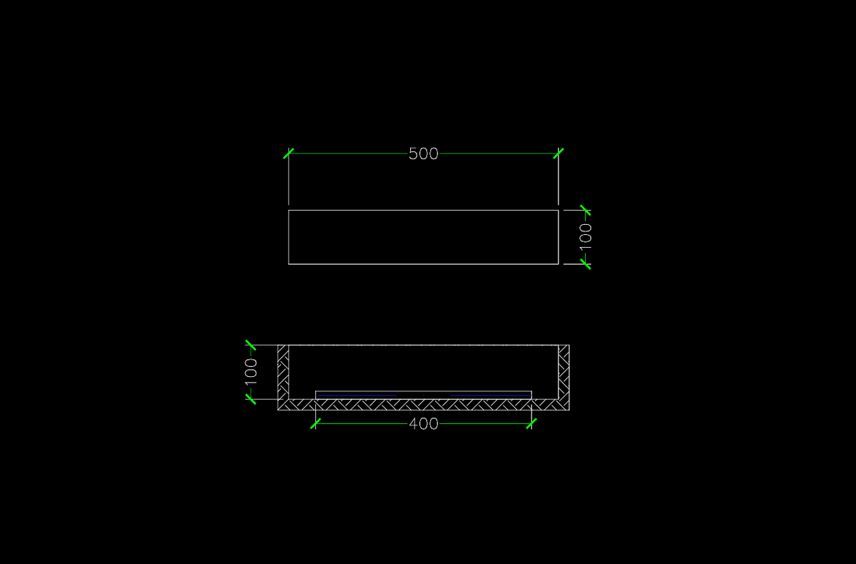 CadChat Rohr im Baugraben Zeichnung